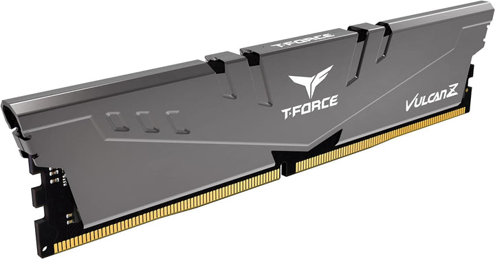TEAMGROUP Team T-Force Vulcan Z DDR4 Gaming Memory, 2 x 16 GB, 3200 MHz, 288 Pin DIMM, Grey 32GB (16