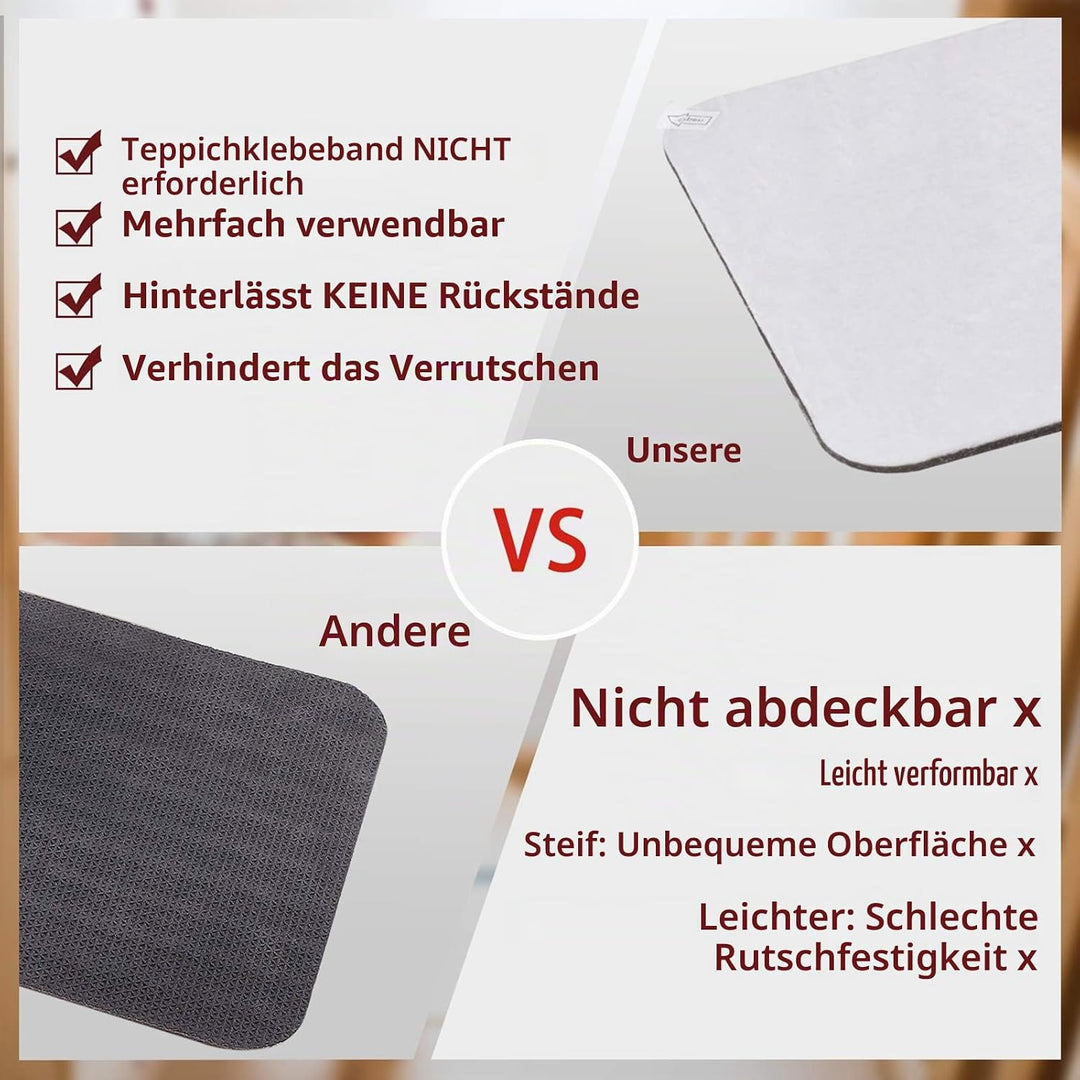MBIGM 15er Set Stufenmatten 20 cm X 76 cm Treppenteppich Selbstklebend Sicherheit Stufenteppich für