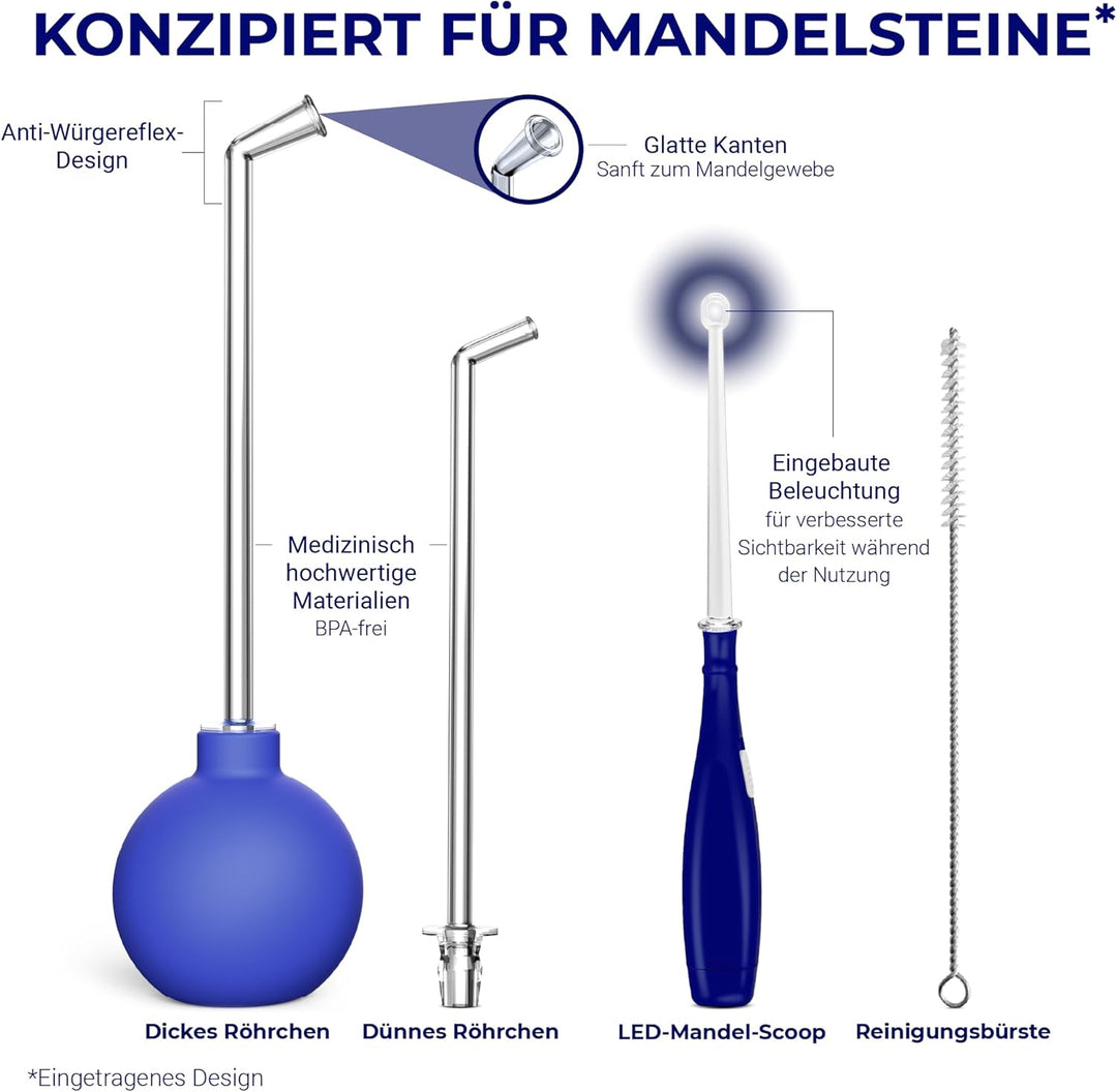 Oravix Mandelsteine Schröpfglas, Mandelsteine Entfernen Sauger, Mundgeruch Bekämpfen, Mandelstein En
