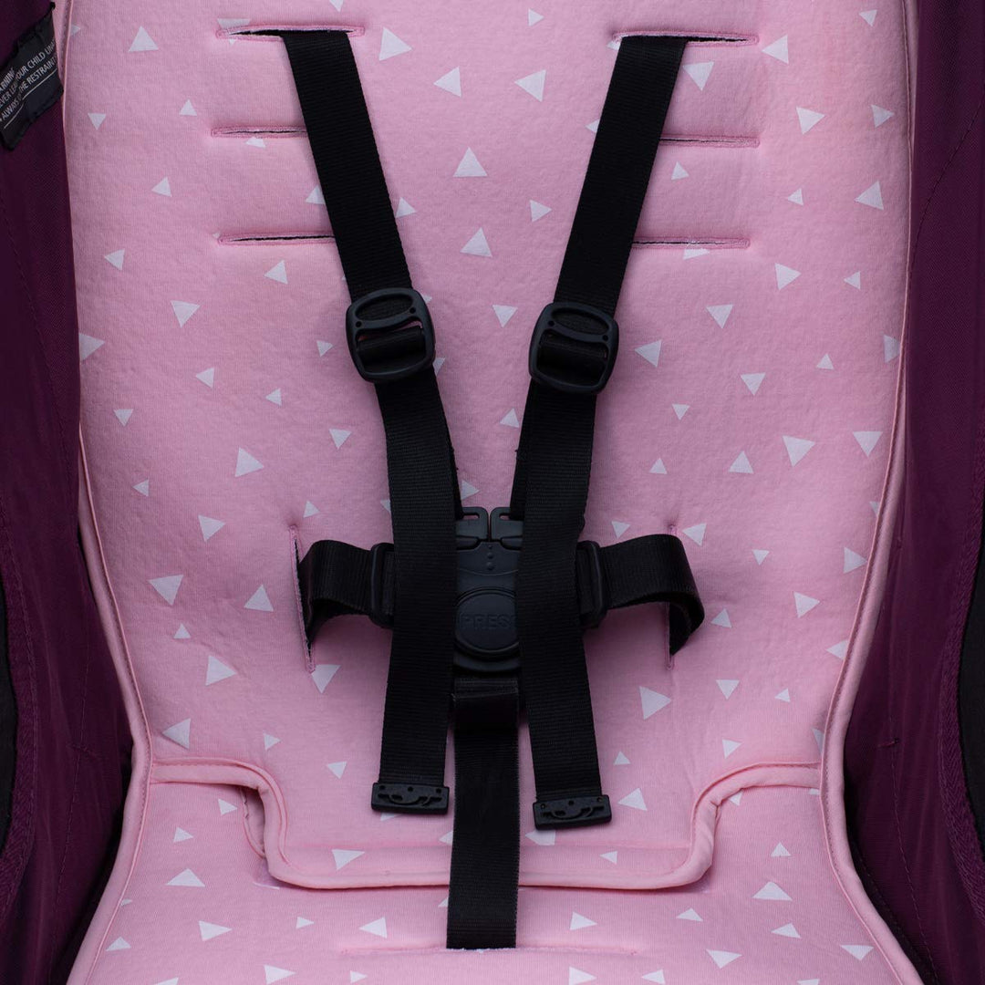 JYOKO KIDS Sitzauflage kompatibel mit Joolz und City Mini, City mini GT2 (Pink Sparkles), Pink Spark