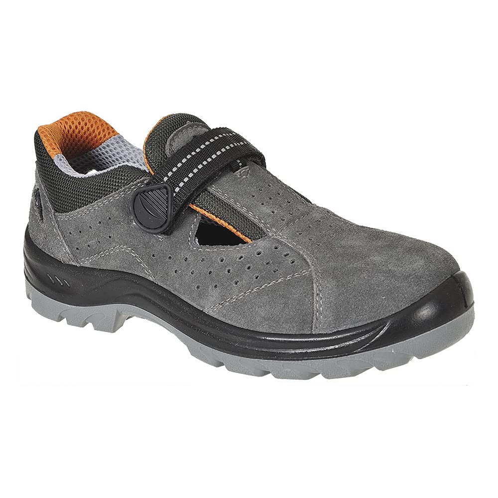 Portwest Steelite Obra Sandale S1, Grösse: 35, Farbe: Grau, FW42GRR35, Grau
