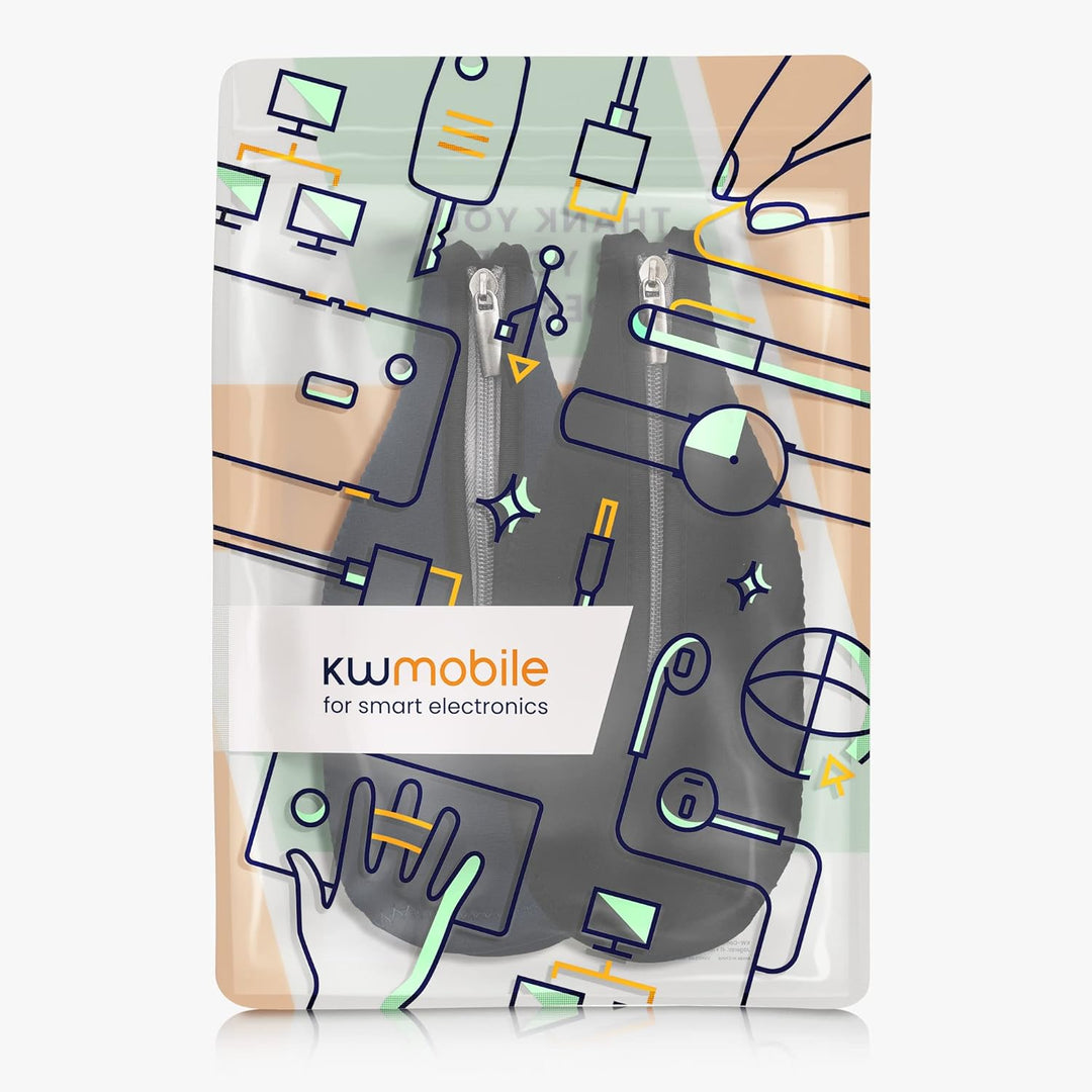 kwmobile 2x 330-500ml Flasche Flaschenkühler - für Bier und andere Getränke - aus isoliertem Neopren