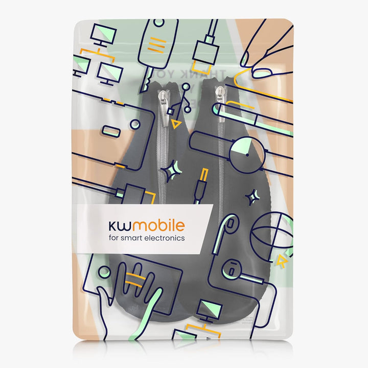 kwmobile 2x 330-500ml Flasche Flaschenkühler - für Bier und andere Getränke - aus isoliertem Neopren