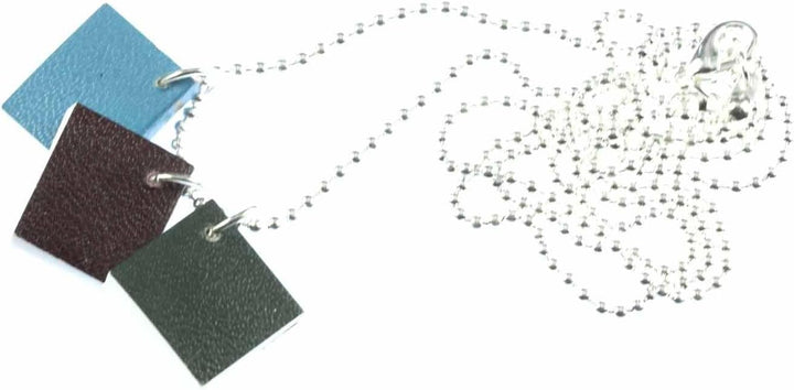 Miniblings 3er Bücher mit Seiten Halskette - Handmade Modeschmuck I Kette mit Anhänger Länge: 80cm -