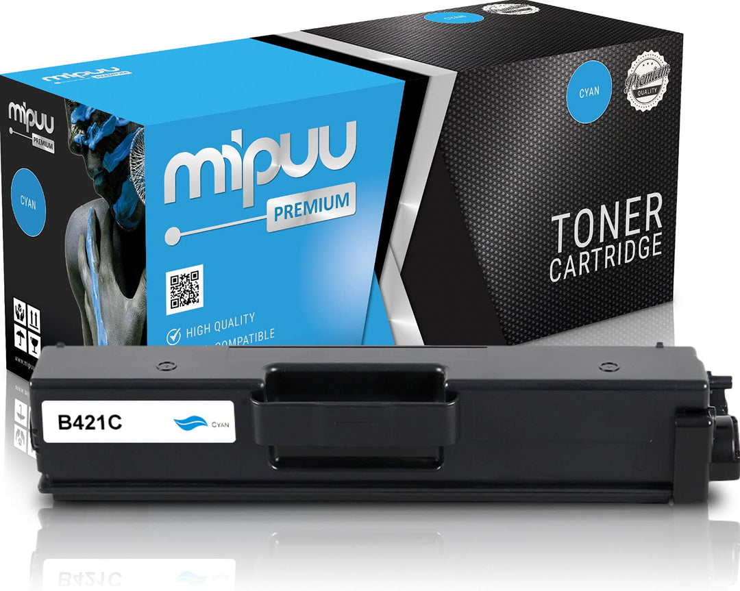 Mipuu Toner kompatibel zu Brother TN-421C TN-423C Cyan für HL-L8260cdw HL-L8360cdw MFC-L8690cdw MFC-
