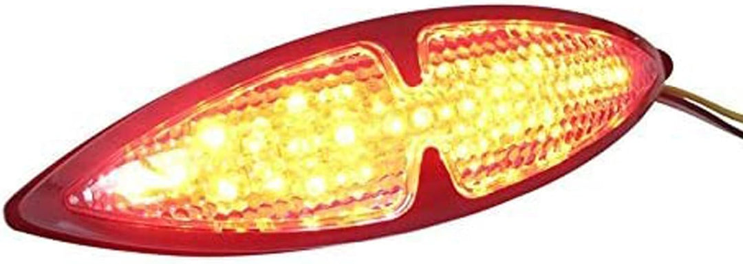 Alchemy Parts Motorrad Massgefertigt Schwarz Universal LED hinter Stop Rücklicht