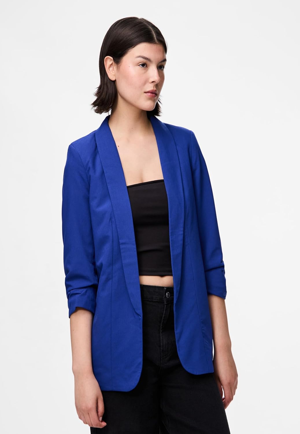 PIECES Female Blazer PCBOSELLA XS Mazarine Blue, XS Mazarine Blue
