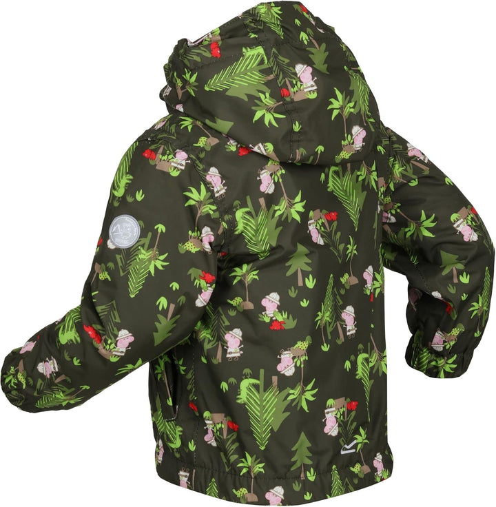 Regatta Unisex Kinder Peppa Muddy Puddle Jacket 12 Monate Dark Khaki, 12 Monate Dark Khaki