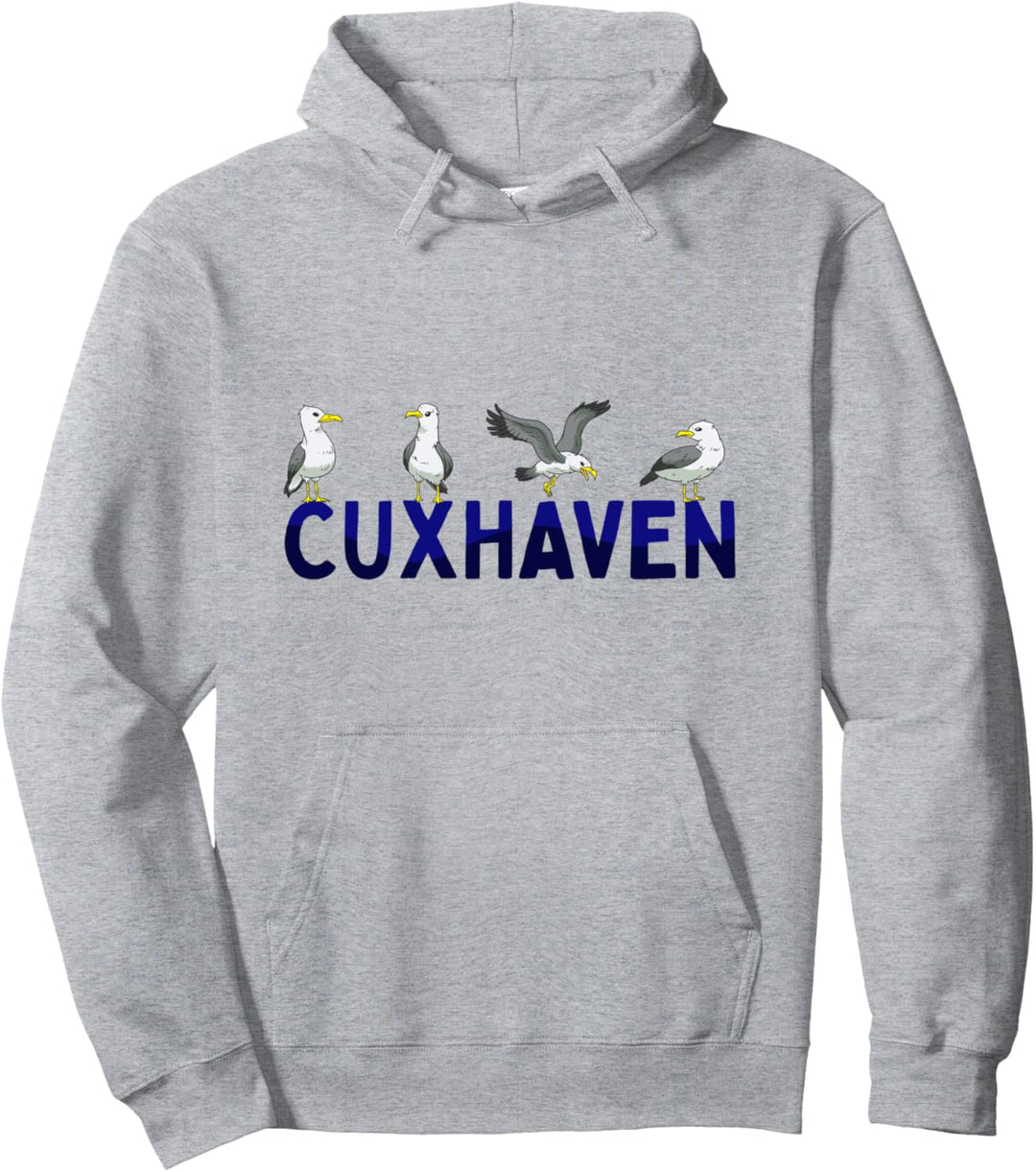 Cuxhaven Möwen Nordsee Moin Norddeutsch Pullover Hoodie