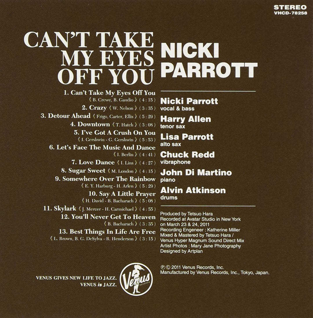 Can't Take.. -Jap Card-, Audio-CD