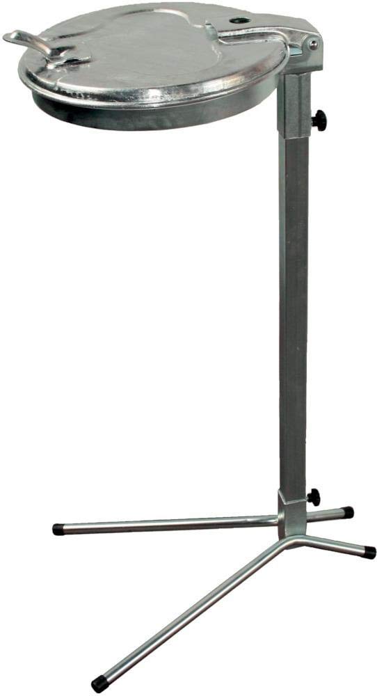 IHTec Müllsackständer 70-120 l mit verzinkt Stahldeckel