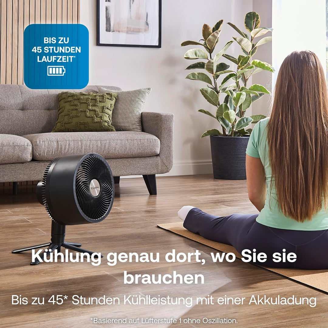 DIMPLEX DUOCOOL 2-in-1 Smart Akku Ventilator, Standventilator & Tischventilator mit 45h Akkulaufzeit