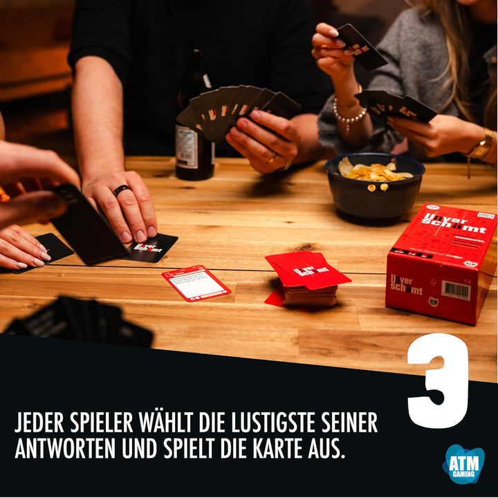 Unverschämt Spiel - Das lustige Kartenspiel mit unverschämten Nachrichten von Dreister - Partyspiel