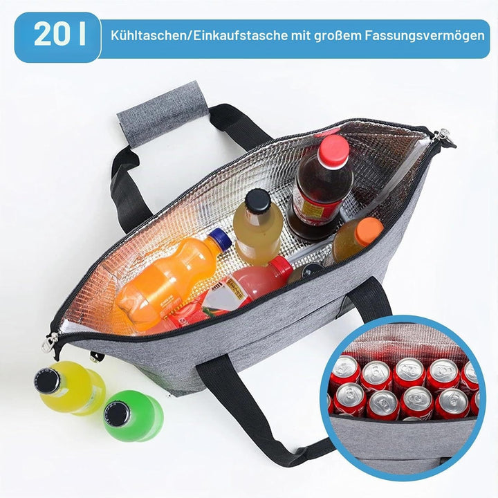 Kühltasche Faltbare Kühltasche 20L Kühltaschen Thermotasche Tragbare Kühltaschen zum Einkaufen für C
