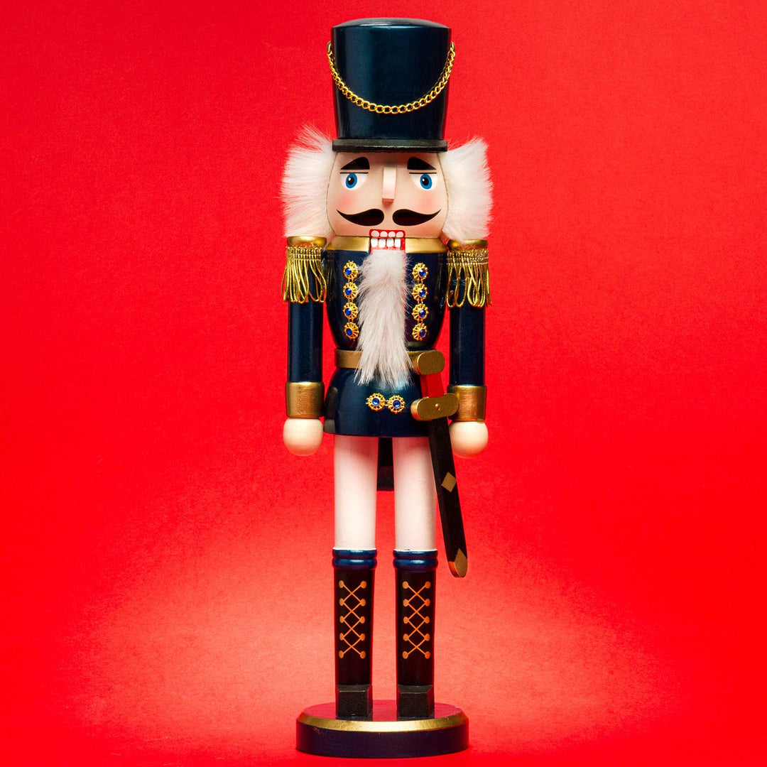 SIKORA NK-I Deko Nussknacker Figur aus Holz Verschiedene Motive 3 Grössen, Grösse:Höhe ca. 38 cm, Fa