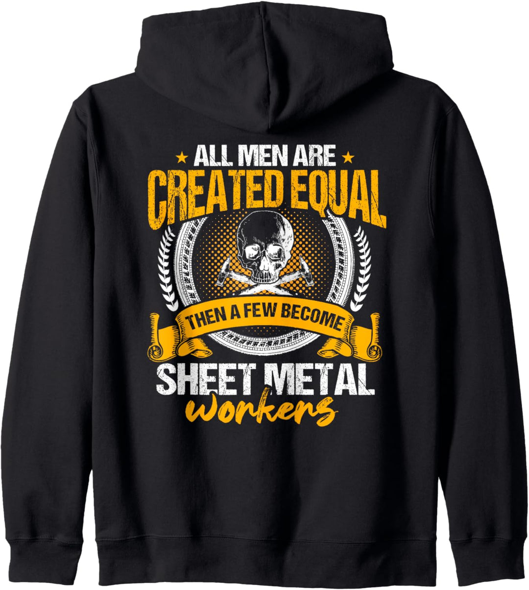 Blecharbeiter Geschenke Design auf der Rückseite des Hemdes Kapuzenjacke
