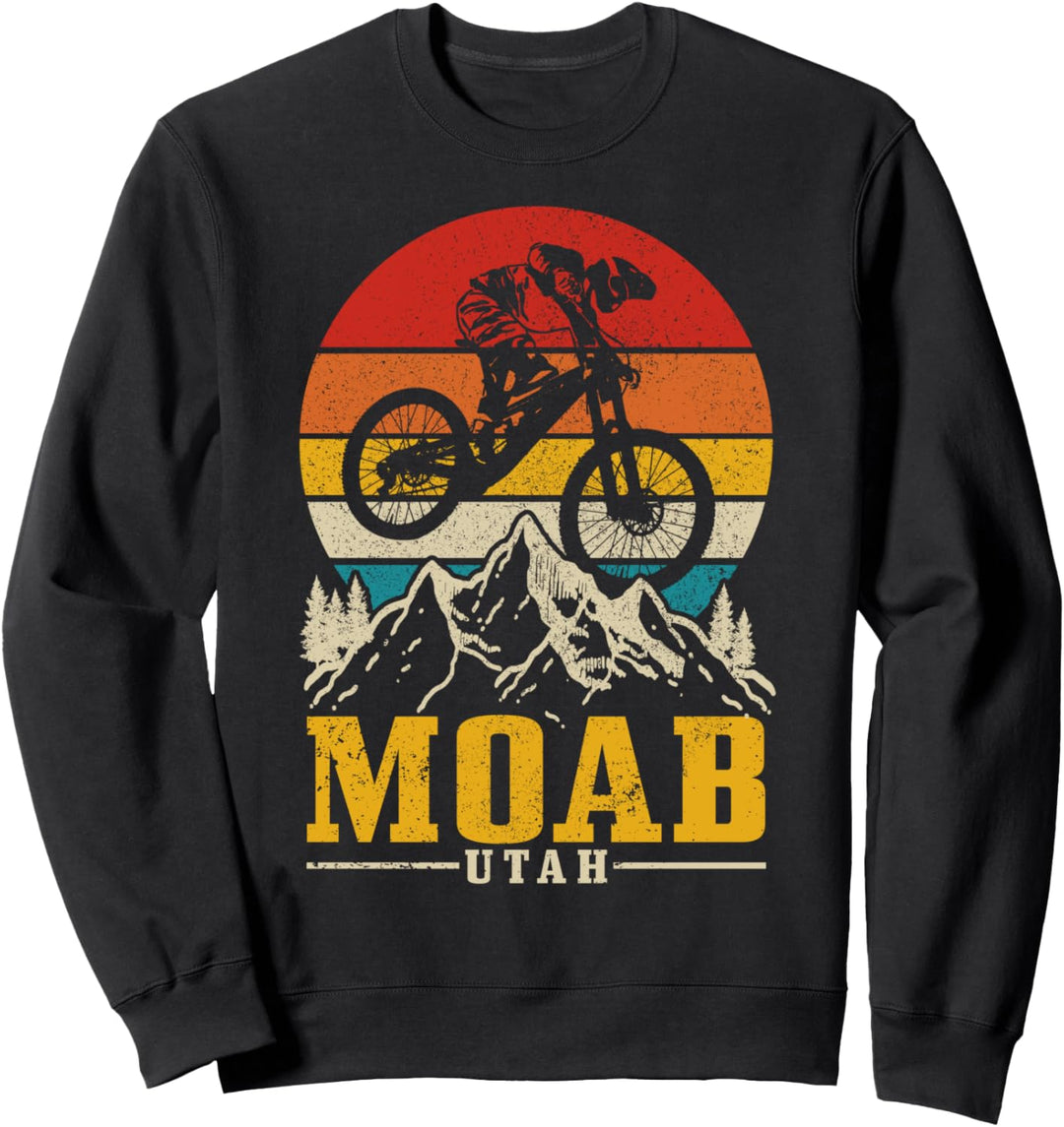Moab Utah Vintage Mountainbike MTB Downhill USA Sweatshirt