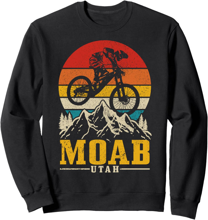 Moab Utah Vintage Mountainbike MTB Downhill USA Sweatshirt