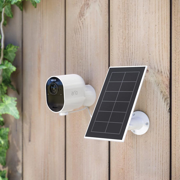 Arlo Zertifiziertes Zubehör, Solarpanel, Kabel 2.4m, Wetterfest, Kompatibel Mit Pro 3, Pro 4 (+XL),
