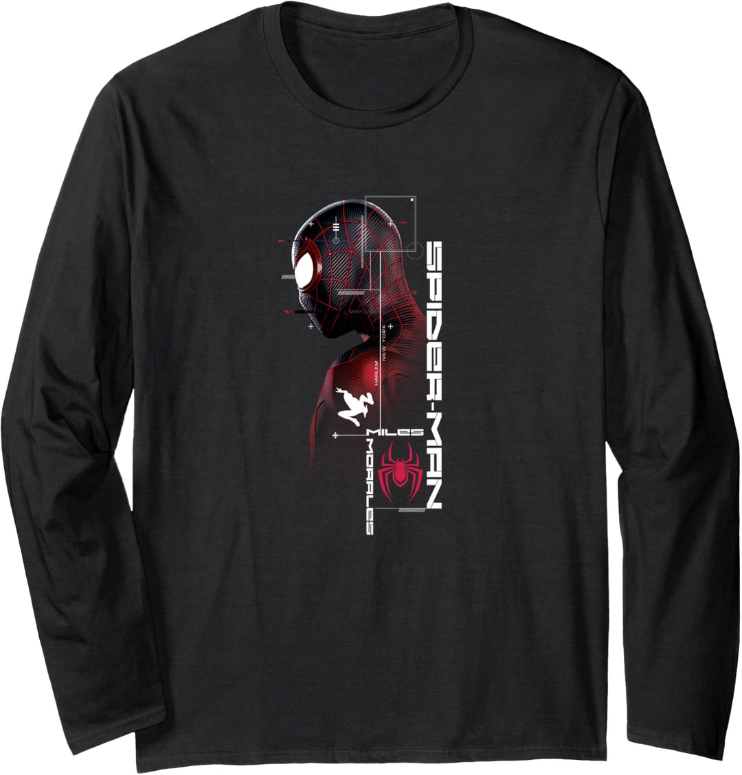 Marvel Spider-Man: Miles Morales Specs Langarmshirt