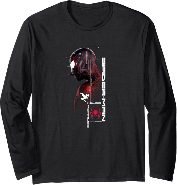 Marvel Spider-Man: Miles Morales Specs Langarmshirt