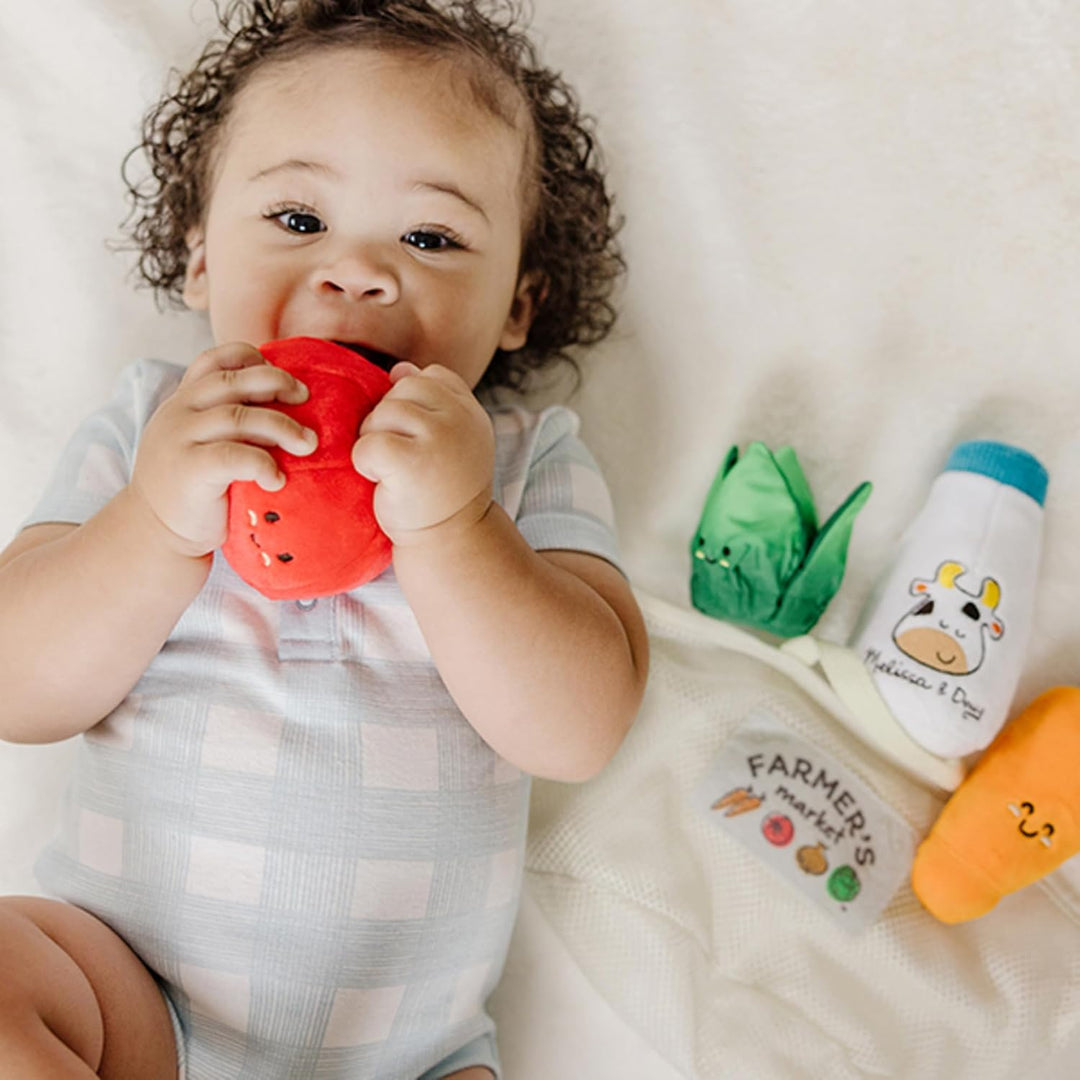 Melissa & Doug - Einkaufsnetz für Kleinkind, Sensorisches Babyspielzeug 6-12 Monate, Aktivitätsspiel