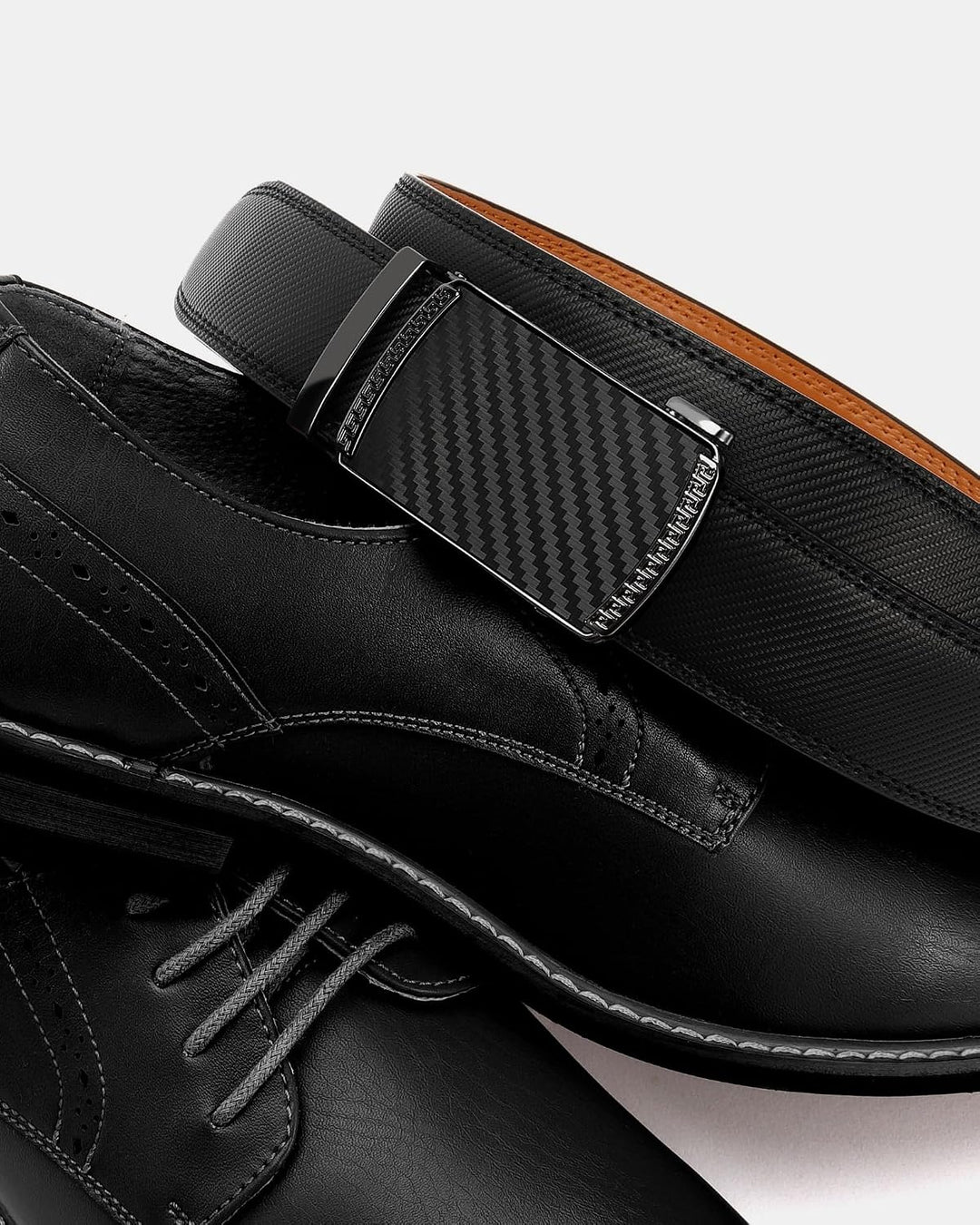 CHAOREN Automatik Gürtel Herren, Ledergürtel Herren, 35 mm Breit, Kürzbar | Präzise Anpassung für pe