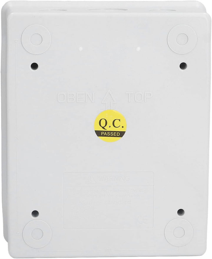 IP66 wasserdichter Verteilerkasten 6-Wege-DIN-Schienen-Elektronik-Anschlussgehäuse mit transparenter