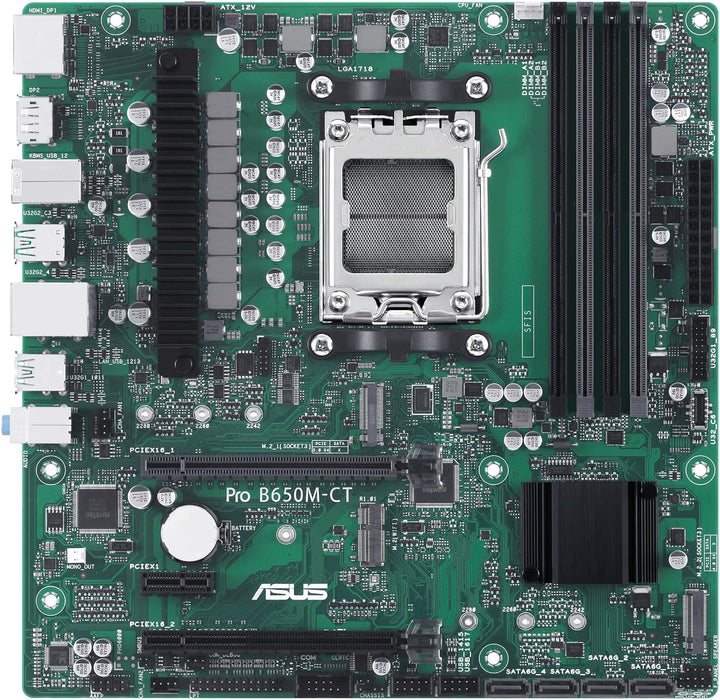 ASUS Pro B650M-CT-CSM Business Mainboard Sockel AMD AM5 (Ryzen 7000, micro-ATX, DDR5 Speicher, PCIe