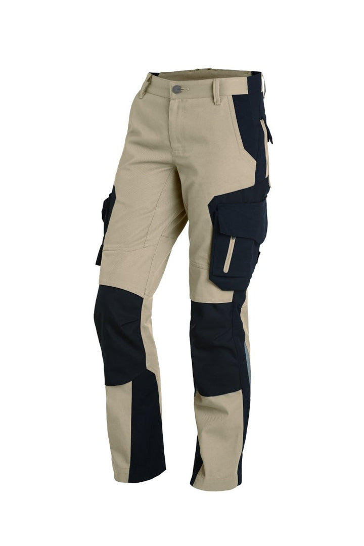 FHB Damen Arbeitshose "Alma" Grösse 38 in Beige-Schwarz, 1 Stück, 125600-1320-38 38 Beige-schwarz, 3
