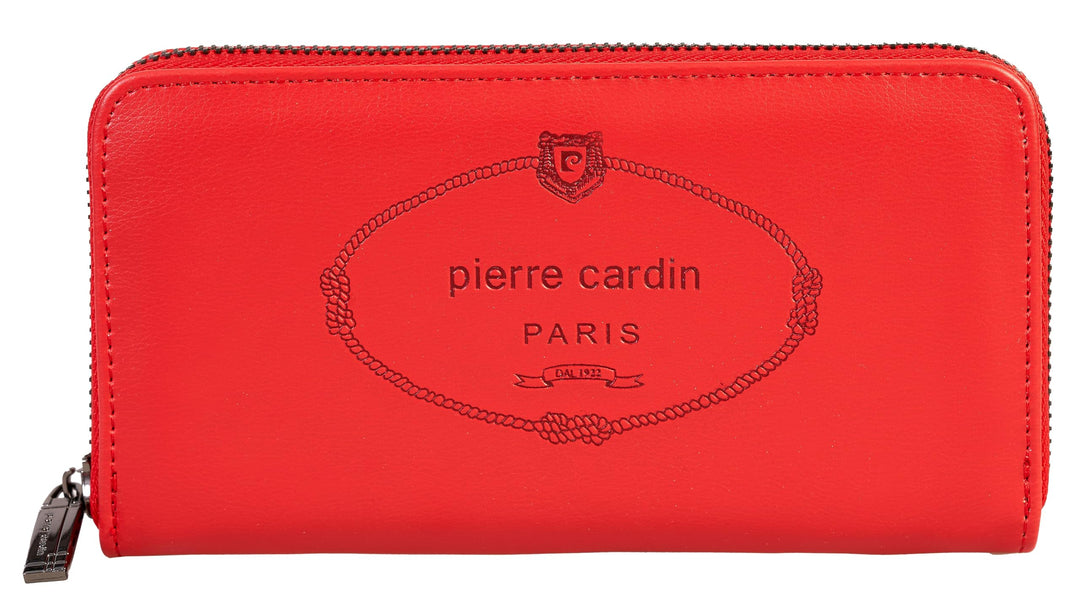 Pierre Cardin Damen geldbörse,Frauen geldorse, Mädchen, schön, gross, geräumig, Kunstleder, Geschenk