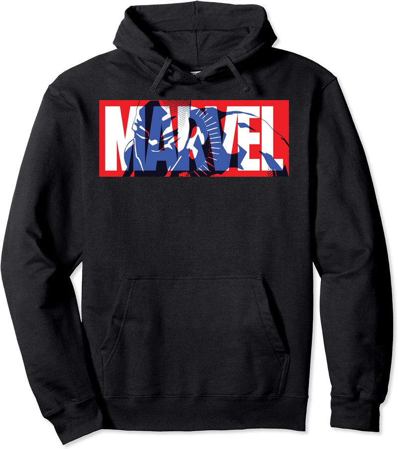 Marvel Classic Logo Black Panther Fill Pullover Hoodie