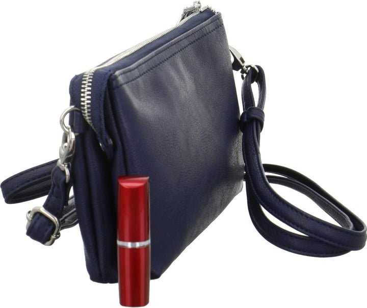 Gabor bags Emmy Damen Clutch Abendtasche Klein 22,5 x 4,5 x 13,5 Blau, 22,5 x 4,5 x 13,5 Blau