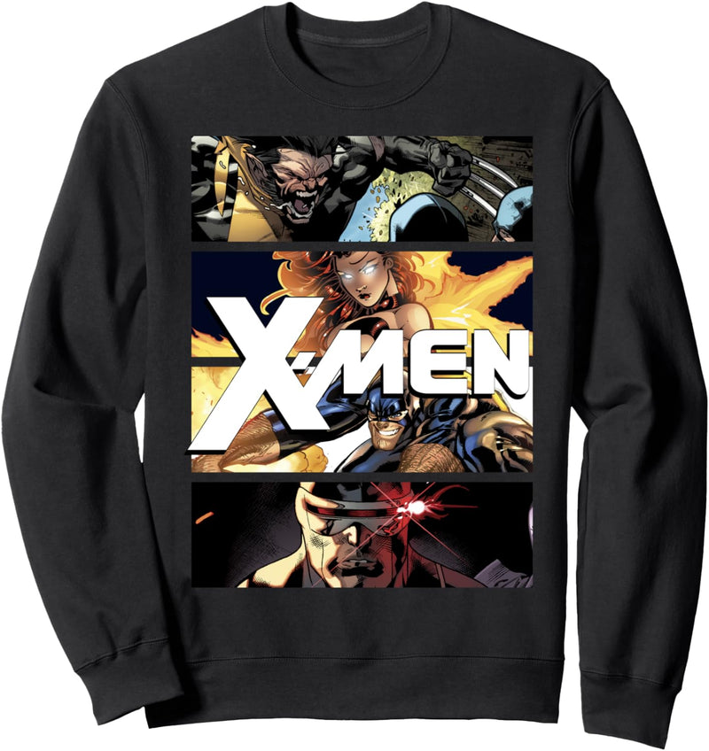 Marvel X-Men Four Panel Portraits Sweatshirt