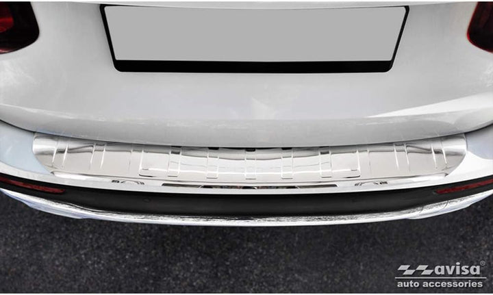 Avisa Chrom Edelstahl Heckstossstangenschutz kompatibel mit Mercedes GLB (X247) 2019- 'Ribs'