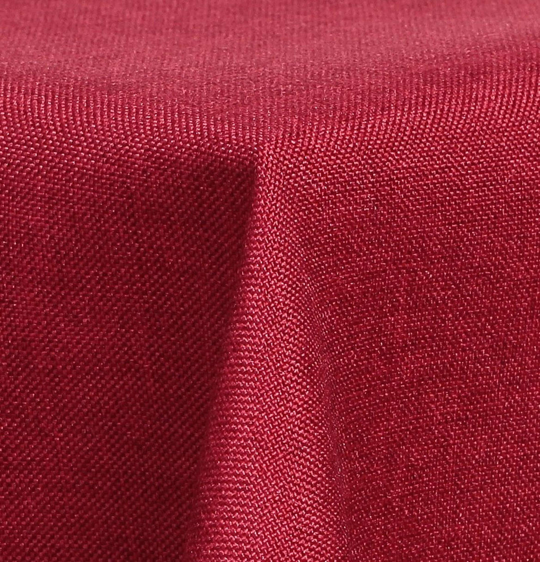 Textil Tischdecke - Leinen Optik - wasserabweisend Eckig - Farbe Grösse wählbar (Rot, ca. 130x300 cm
