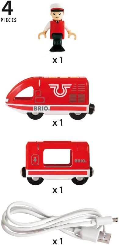 BRIO 33746 - Roter Akku-Reisezug