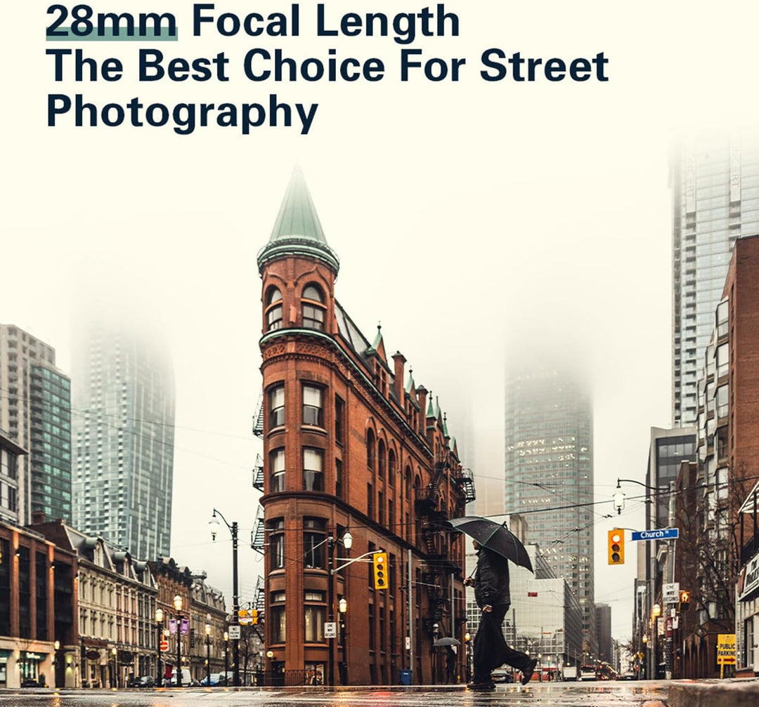 VILTROX AF 28mm F1.8 FE Vollformat Weitwinkelobjektiv Prime Autofokus Objektiv für Sony E Mount Kame