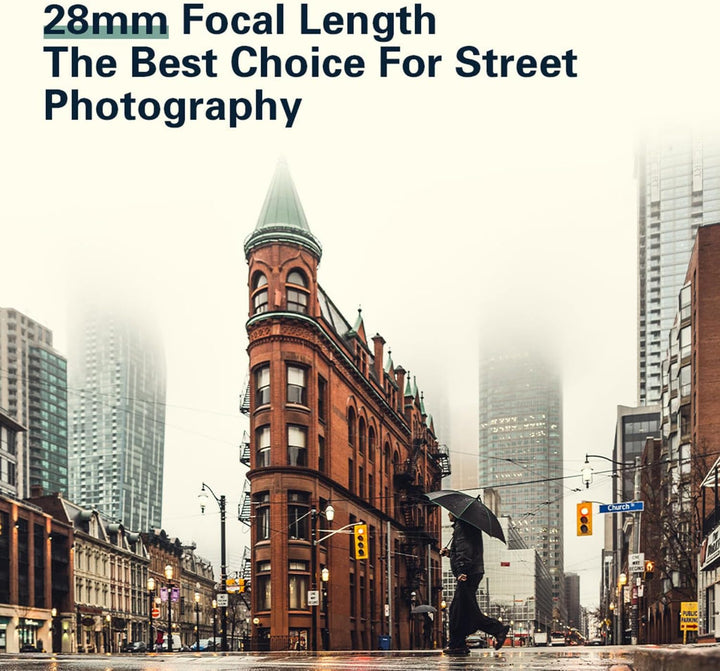 VILTROX AF 28mm F1.8 FE Vollformat Weitwinkelobjektiv Prime Autofokus Objektiv für Sony E Mount Kame