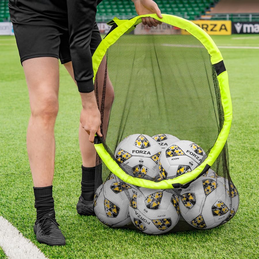 FORZA Fussball Ziel & Tasche – 2in1 Design – Ecke Schiessen Ziele & Fussbälle Tasche | einfache Mont