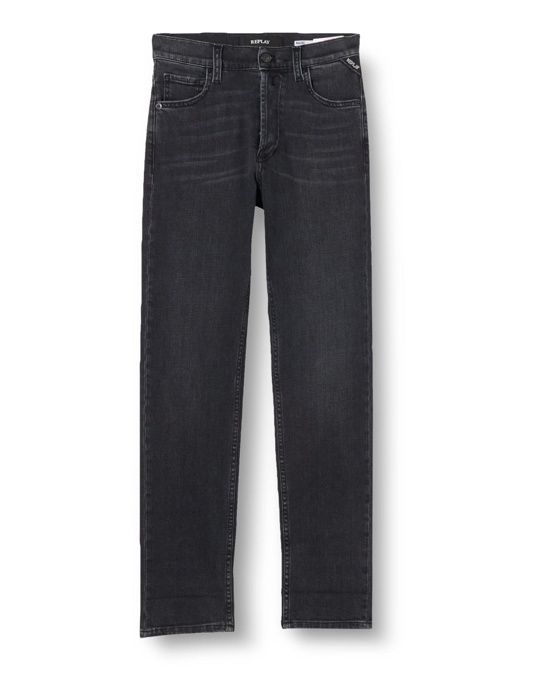 Replay Damen Jeans Maijke Straight-Fit Bio 24W / 28L Dark Grey 097, 24W / 28L Dark Grey 097