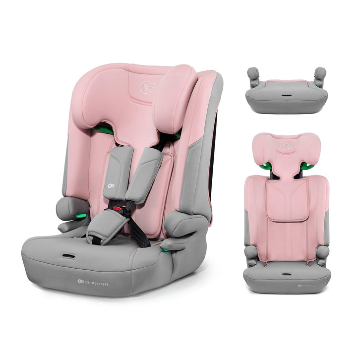 Kinderkraft I-COMFY, Autositz, Für Kinder, Reguliert (76-150cm), Verstellbare Rückenlehne, 5-Punkt-S