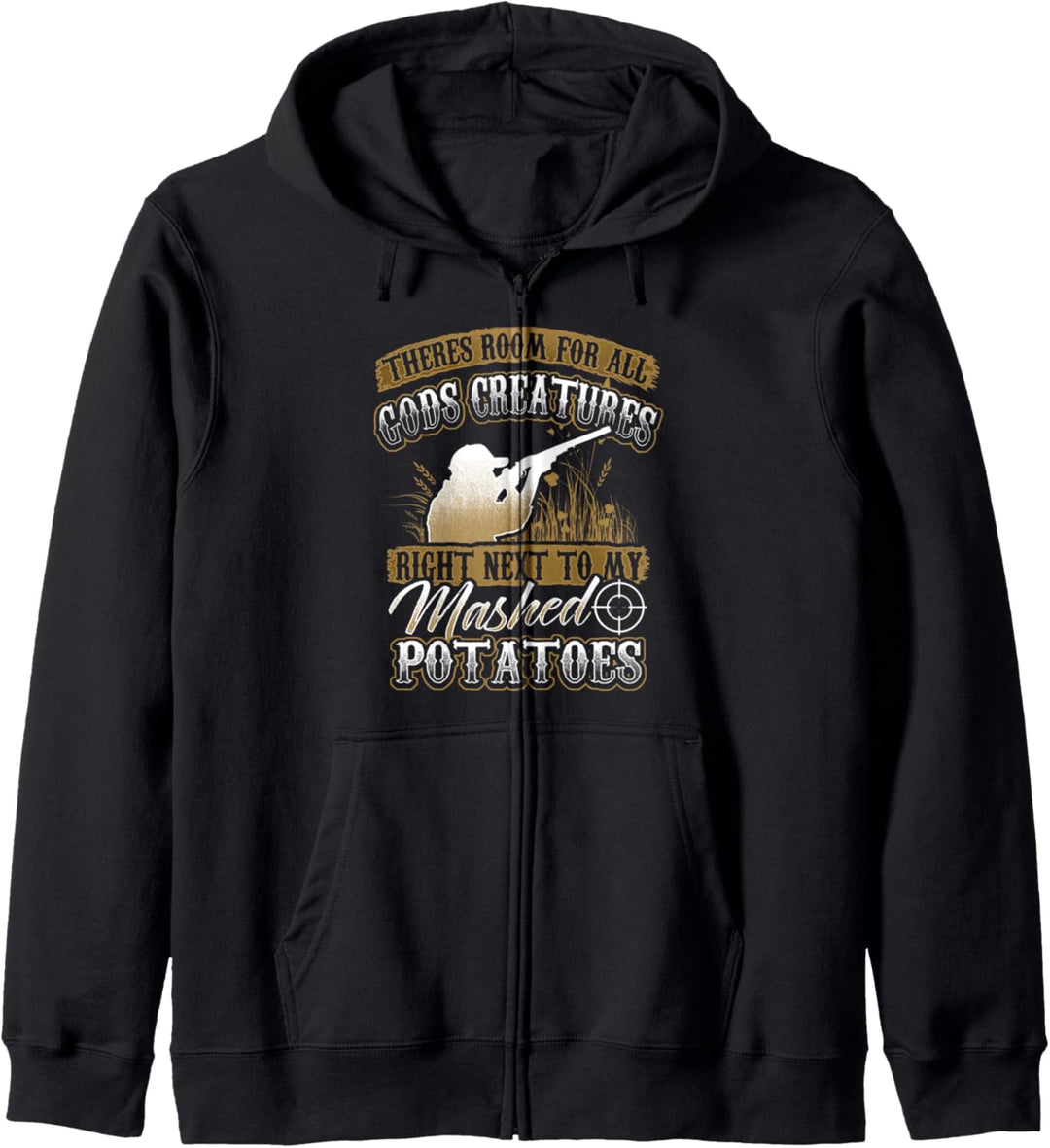 Lustiger christlicher Hirschjäger Spruch Geschenk Kapuzenjacke