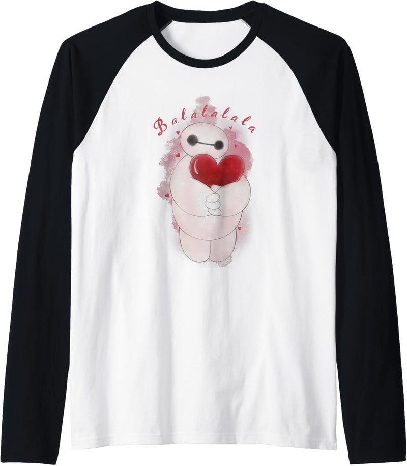 Disney Big Hero 6 Baymax Heart Portrait Raglan