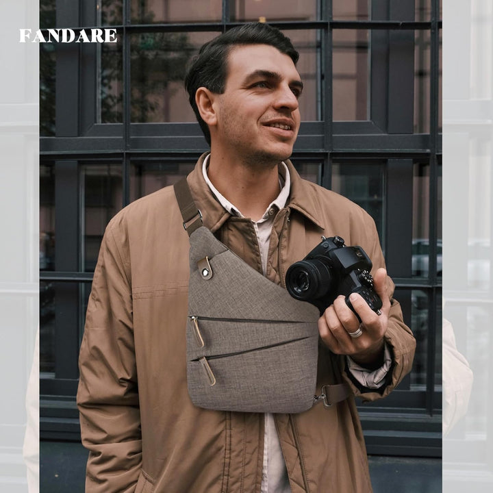 FANDARE New Sling Bag Umhängetasche Crossbody Bag Sport Party Reisen tragbar Umhängetasche Anti Thef