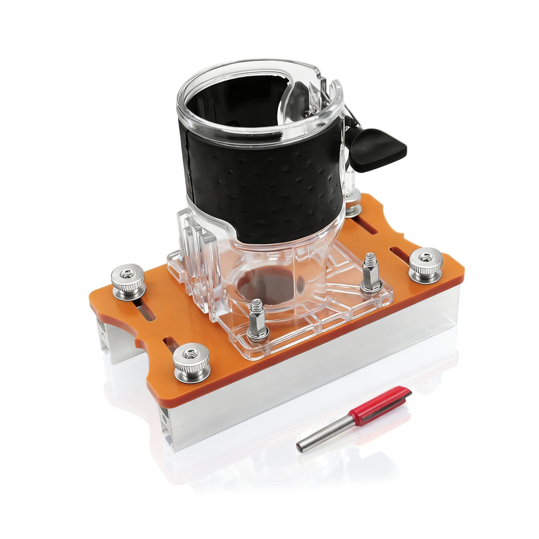 Generic 2-in-1 Holzbearbeitungsfräser Basis-Lokator, Kompakte Holz Fräswerkzeug, Multifunktionales S