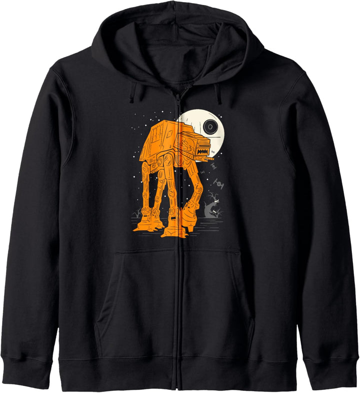 Star Wars AT-AT Moon Death Star Halloween Poster Kapuzenjacke