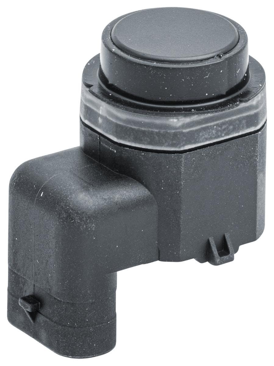 HELLA 6PX 358 141-281 Sensor, Einparkhilfe - gewinkelt - 3-polig - gesteckt - lackierbar - mit Befes