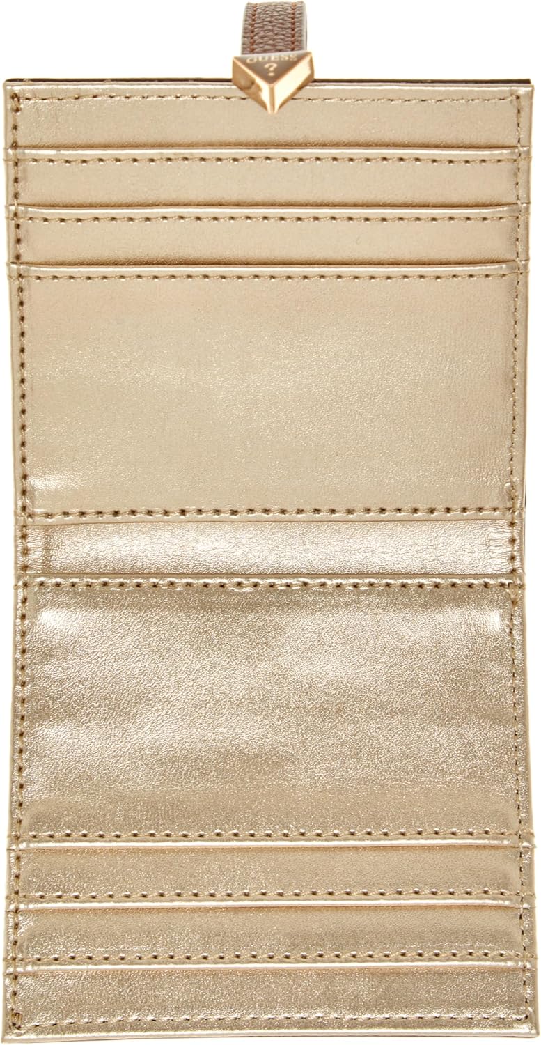 GUESS Damen Laurel Tab Card Case Kartenetui, Kartenetui Einheitsgrösse Latte Logo, Einheitsgrösse La