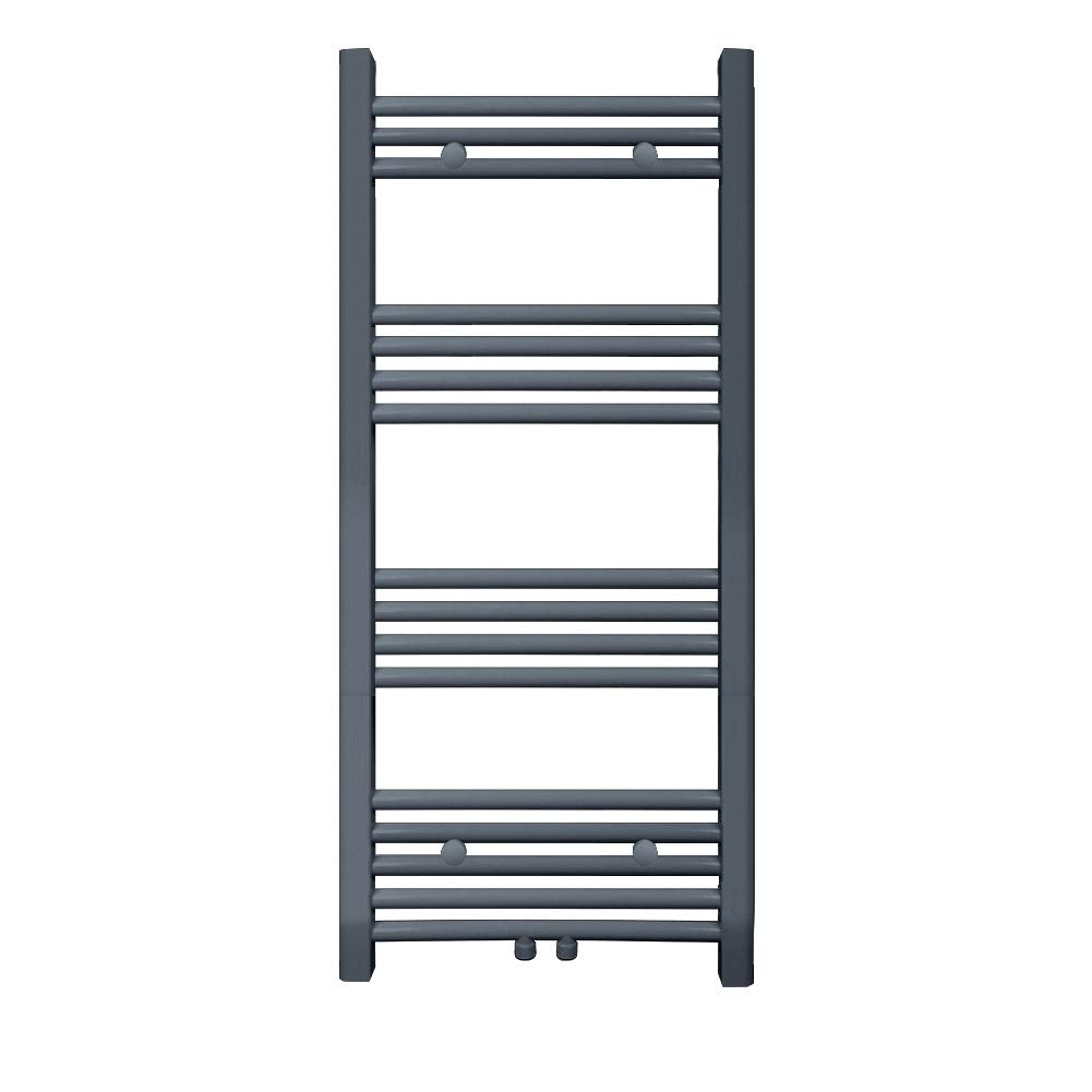 S SIENOC 500 x 1000 mm Anthrazit mittelanschluss Badheizkörper handtuchhalter Heizkörper Handtuchwär